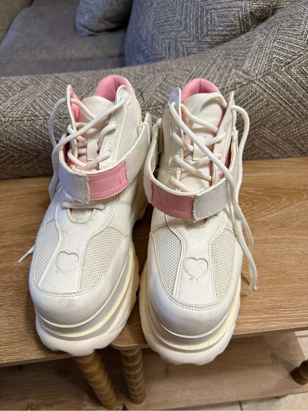 FAIRYWALKER PLATFORM SNEAKERS - WHITE